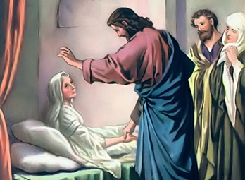 Peter’s mother-in-law was healed Matthew 8:14-15