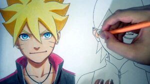 Metodo_Fan_Art_ desenhando_boruto